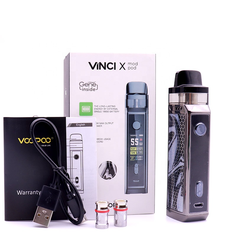 Pod Vinci X Voopoo 5,5 мл/70 Вт VW Mod Pod Kit от Lelote без батарейного отсека