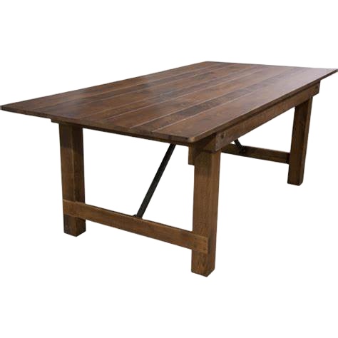 Wholesale Price Factory Direct Solid Wood Dinning Harvest Farm Table