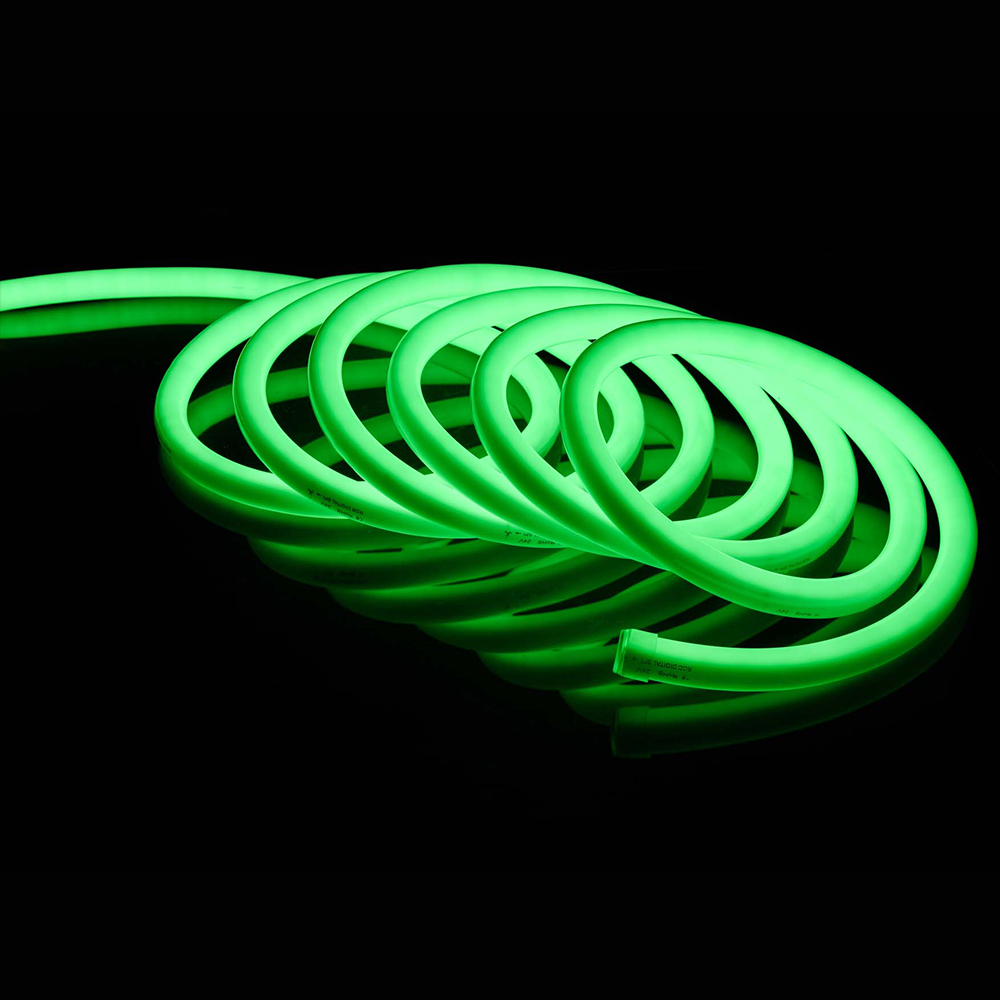 2021 Новое поступление Светодиодная гибкая неоновая лента 5050 RGB 360 градусов круглый диаметр 18 мм DMX PWM неоновая Светодиодная лента