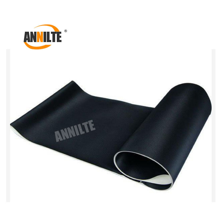 China Manufacturer treadmill drive belt 1.6mm Annilte Rubber treadmill walking belt support for custom
