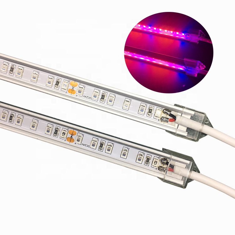 24 Вт Красный 660nm 850nm smd 5730 полный спектр УФ ИК завод растет led жесткая полоса света бар
