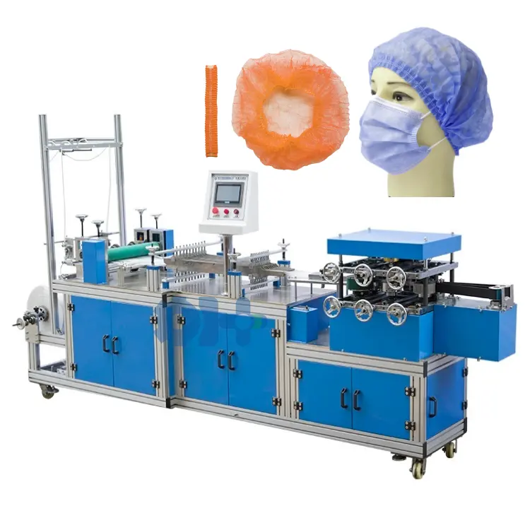 Fully Automatic Head Cover Surgeon Doctor Dental Bouffant Cap Making Machine With Packing
