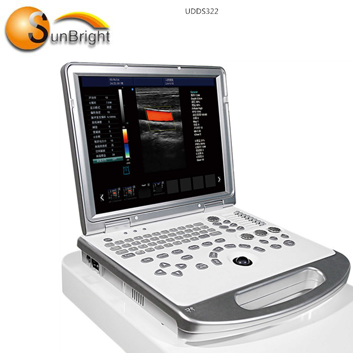 Дешевый допплеровский аппарат на колесиках 3d/4d PW CW ultra sound machine