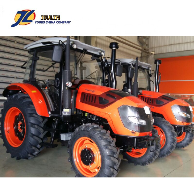 Экономичный сельскохозяйственный колесный трактор 70hp 4wd 704 с подержанным фронтальным погрузчиком на продажу, сделано в китае от JIULIN