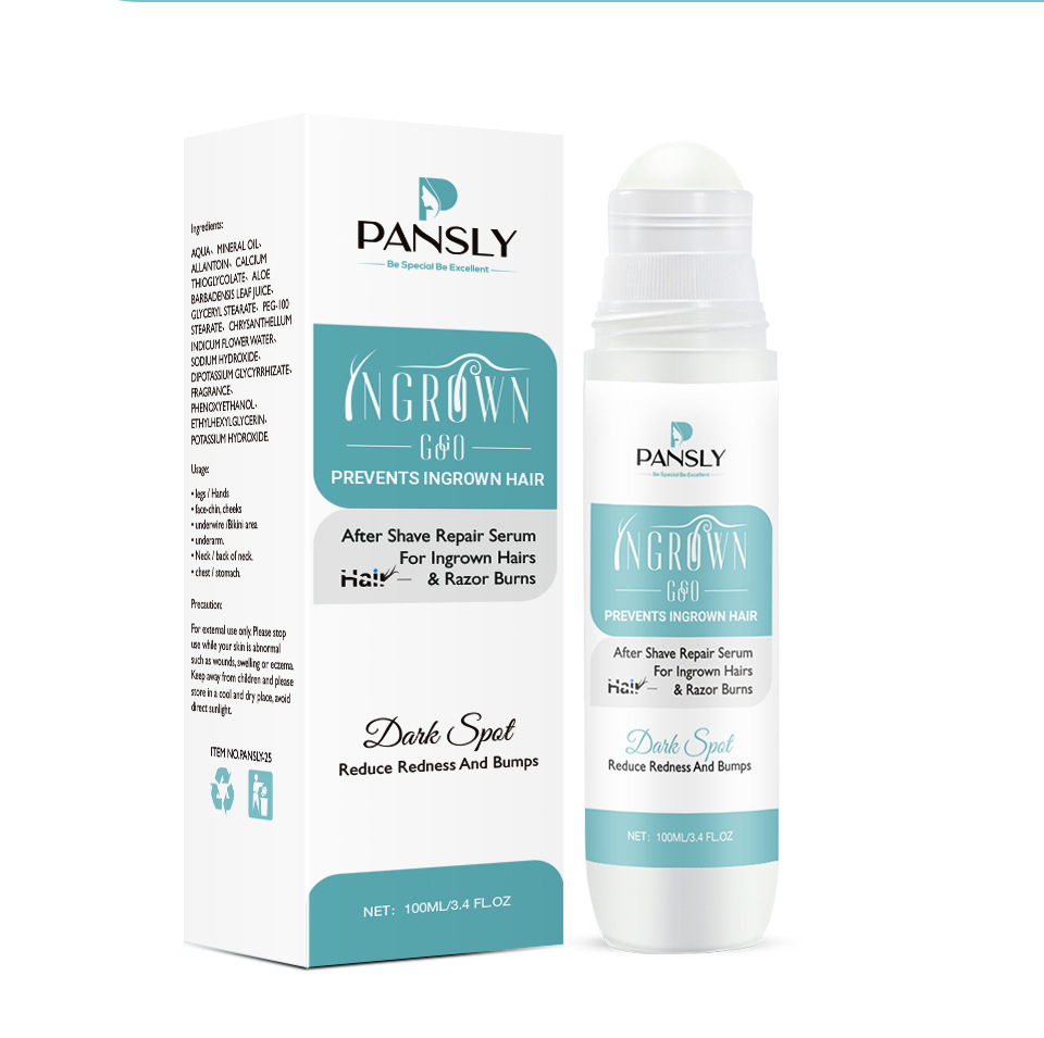 PANSLY Ingrown Hair Solution Aftershave Repair Serum For Ingrown Hair & Razor Burns reduce Redness and bump