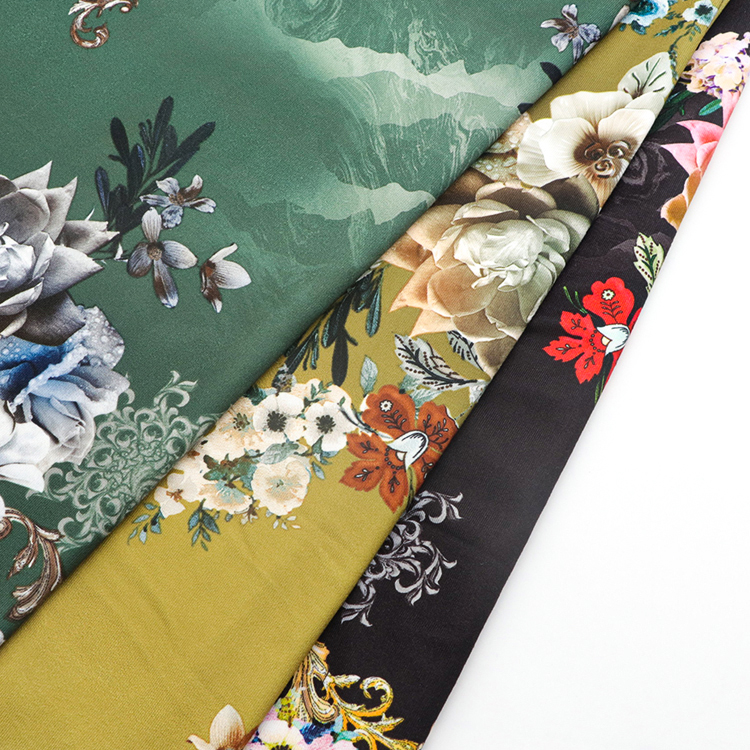 Wholesale custom eco-friendly textile 32*32 100% organic cotton twill digital printing fabric