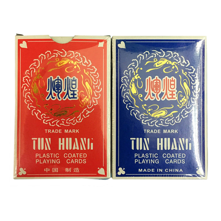 JP158 Wuyi Poker Manufacturer Supply TUN HUANG Cheap Playing Cards Custom Printing
