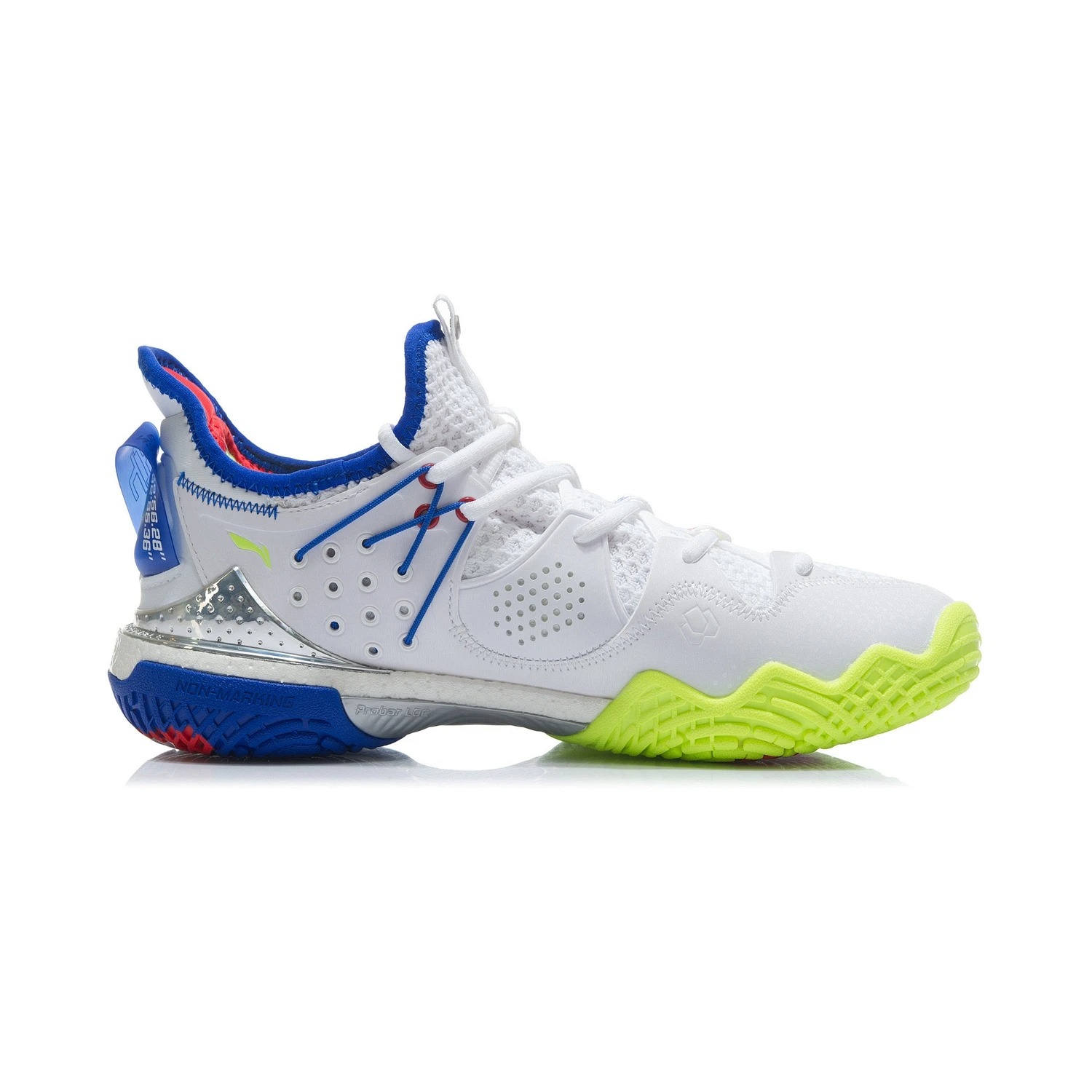 Li Ning Badminton Shoes Men's Competition Grade Non-slip Wear-resistant LITE Professional Breathable Training Shoes AYTR021