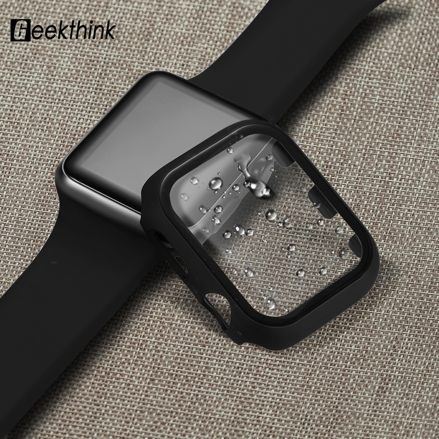 Чехол с полной защитой для Apple 6 5, чехол с пленкой для экрана для Apple Watch, корпус из поликарбоната, чехлы для часов из закаленного стекла