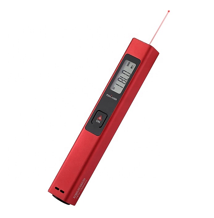 PREXISO 2AAA High Accuracy Long Range Finder Scope Penlaser 15M ALU Infrared Ruler Measure Area Volume Tool