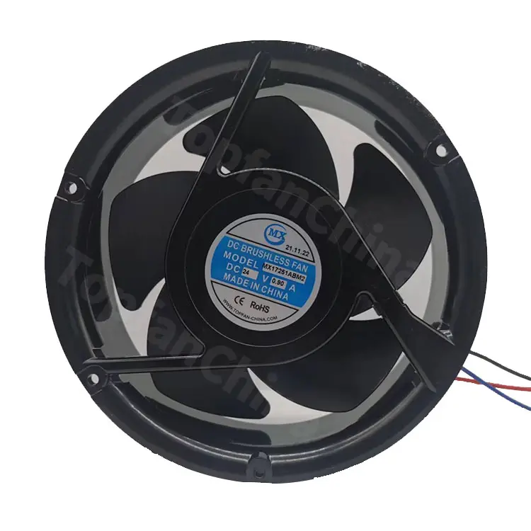 10 mm 20mm 30mm 40mm 50mm 60mm 70mm 80mm 90mm 100mm 120mm 130mm DC Brushless Motor Industrial Exhaust Cooling Radial Silent Fan