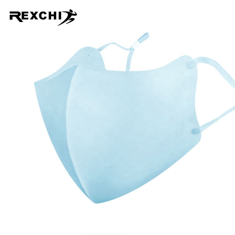 REXCHI XKZ24 Fashion Ice Silk Cool Thin Washable Reusable Facemask Custom Logo Sunscreen Sports Custom Party Masks
