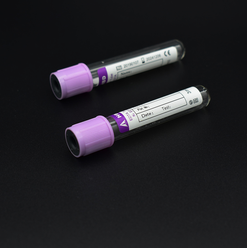 edta k2 k3 non vacume blood collection tube glass