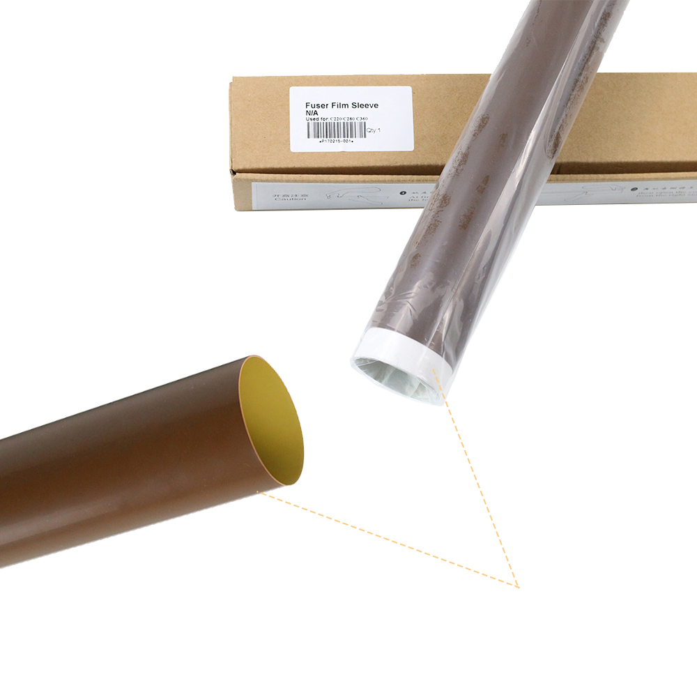 Konica Minolta Color Copier Fixing Fuser Film Sleeve For C224 C284 C364 C454 C220 C360 Film Sleeve Fuser Belt Printer Parts