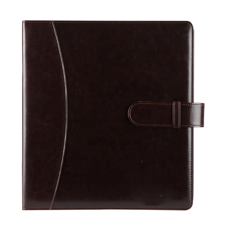 A popular PU A4 2-hole binder with customized logos and patterns