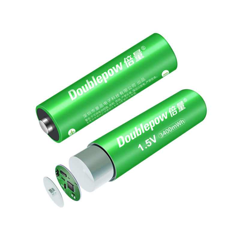 Doublepow 1,5 v 3400mWh AA Размер 1,5 Вольт литий-ионный Литий-полимерный перезаряжаемый аккумулятор