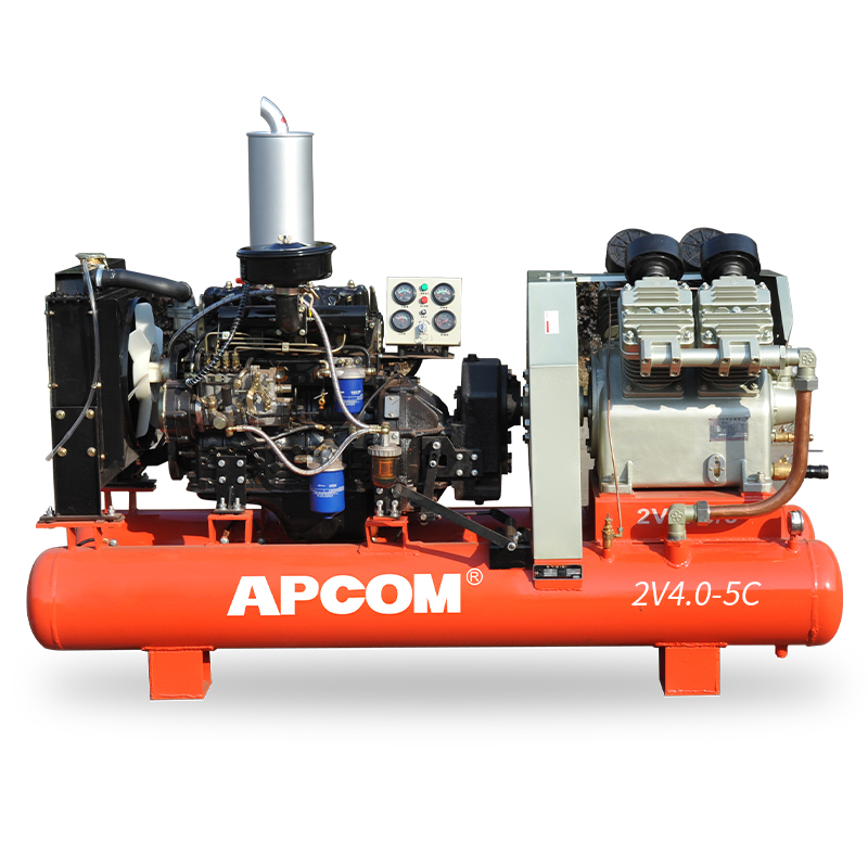 35kw 45hp 4-цилиндровый дизельный двигатель воздушный Поршневой компрессор 35HP