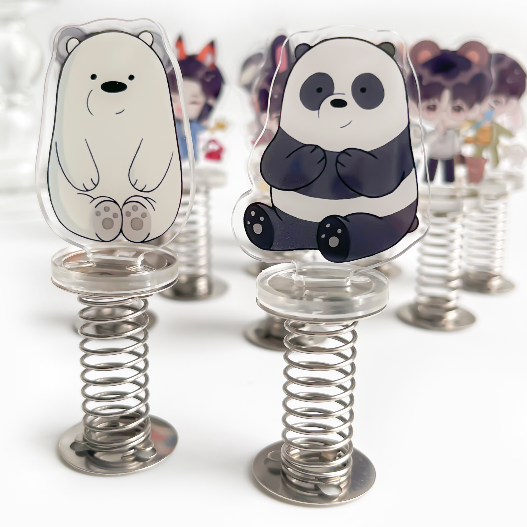 Acrylic Spring Shaker Creative Desktop Anime Peripheral Ornaments Double-Sided Decorative Small Gifts Custom Acrylic products