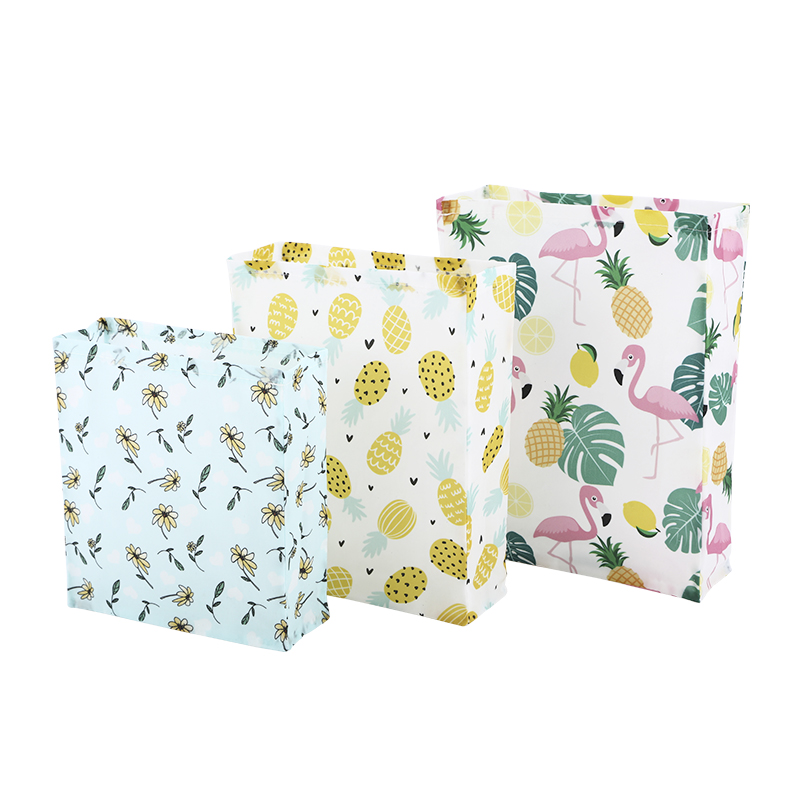 Reusable food storage bags food wrapping paper