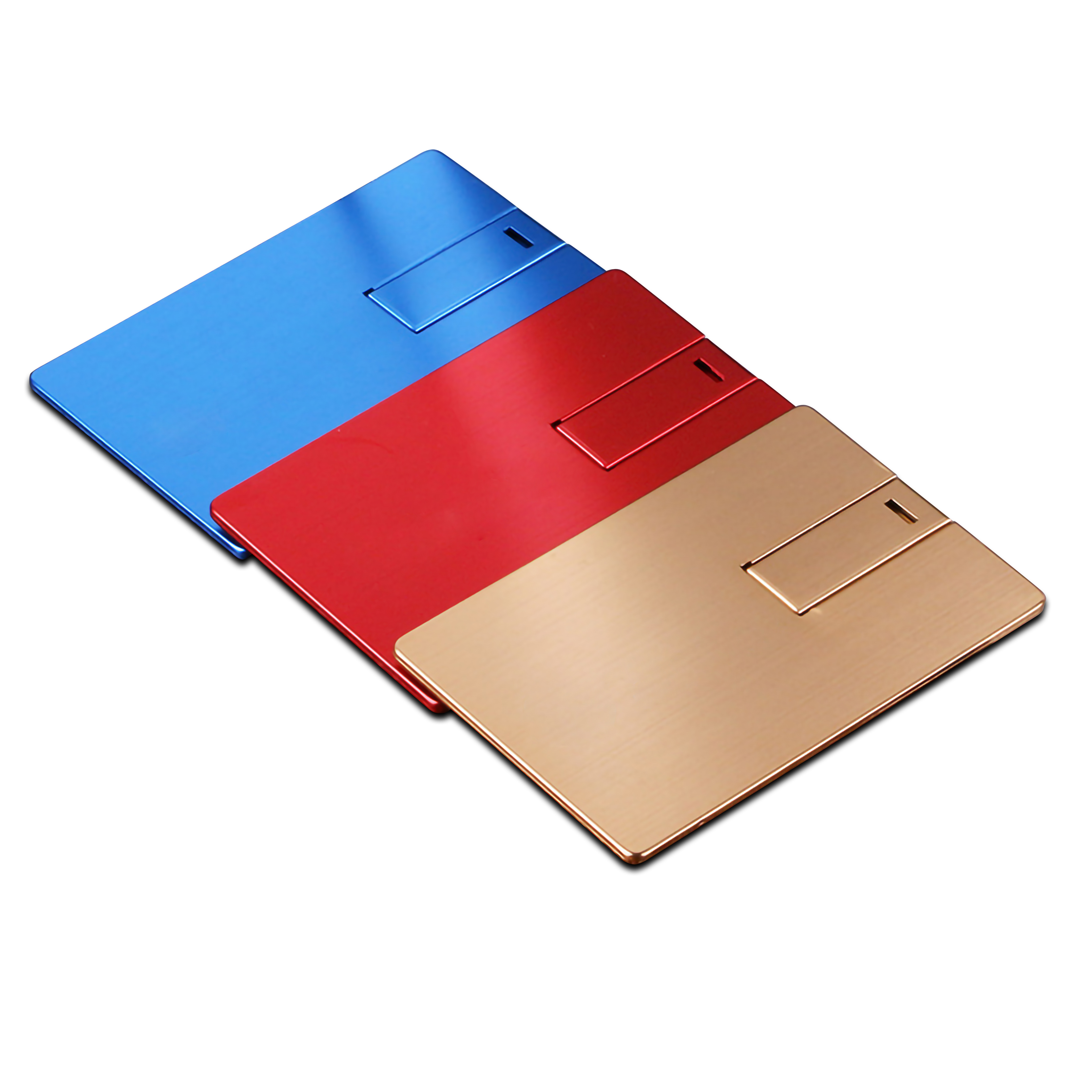 Waterproof Color Metal Card Memoria USB 2.0 3.0 Business Credit Card USB Flash Drive 1GB 2GB 4GB 8GB 16GB 32GB 64GB 128GB