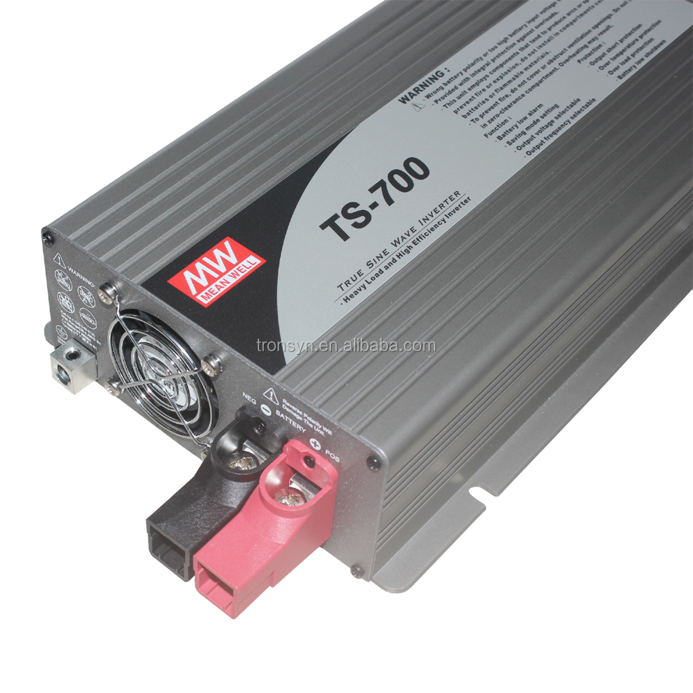 Meanwell TS-700 700W инвертор с чистым синусом DC-AC инвертирующий усилитель мощности применение бытовая техника, офиса и портативное оборудование
