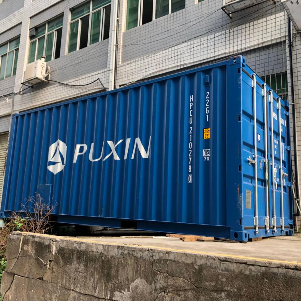 Передача отходов животноводческой фермы в энергию и электричество Puxin 20-футовая контейнерная Биогазовая электростанция биогаз