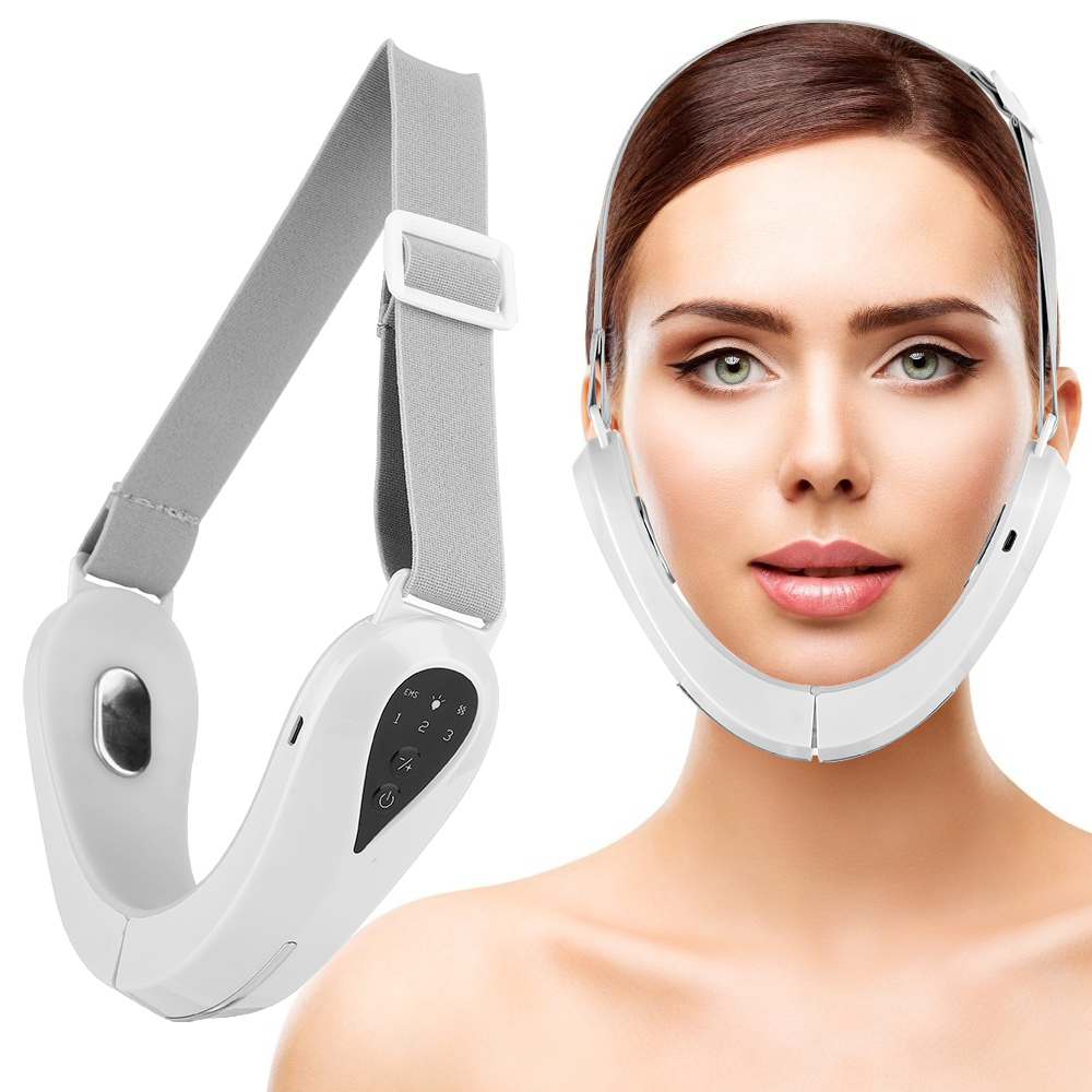Home Use Beauty Face Care Set Face Lifting Tape Slimming Facial Vibration V Line Face Massager