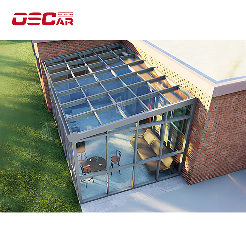 Aluminum Alloy Sunroom Factory Direct Sales Custom Made Multifunctional Used In Garden Balcony Creative Design For Home And Offi