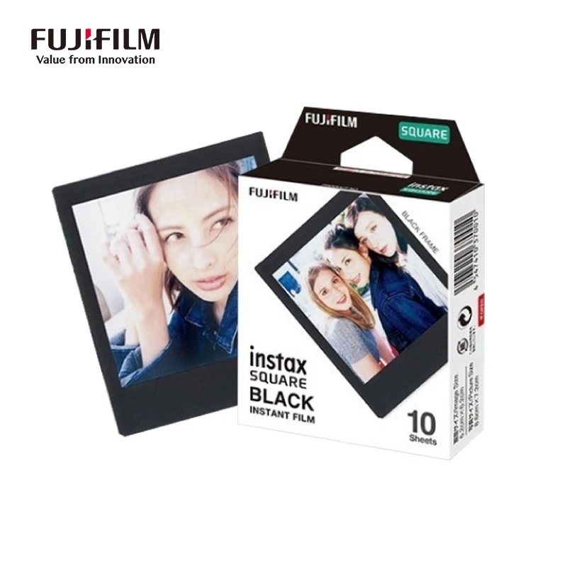 Instax квадратная черная мгновенная пленка Instax квадратная черная мгновенная пленка