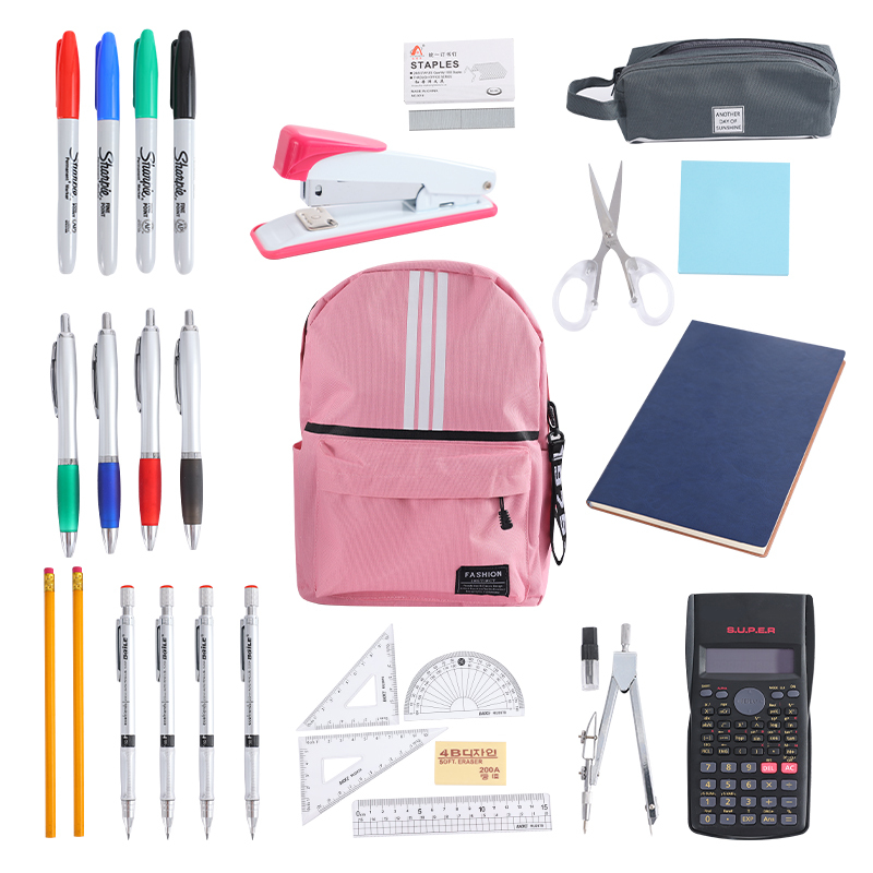 School supplies stationery sets school bag sets accessories suitable for students Bundle Includes Several Essentials