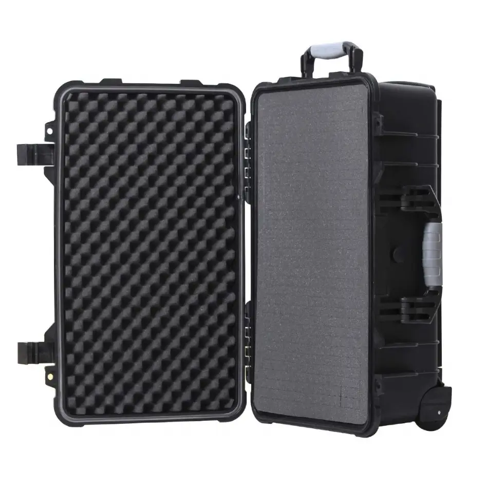 Waterproof Carry-On Hard Case with Wheels and Customizable Foam for Camera and More 86001