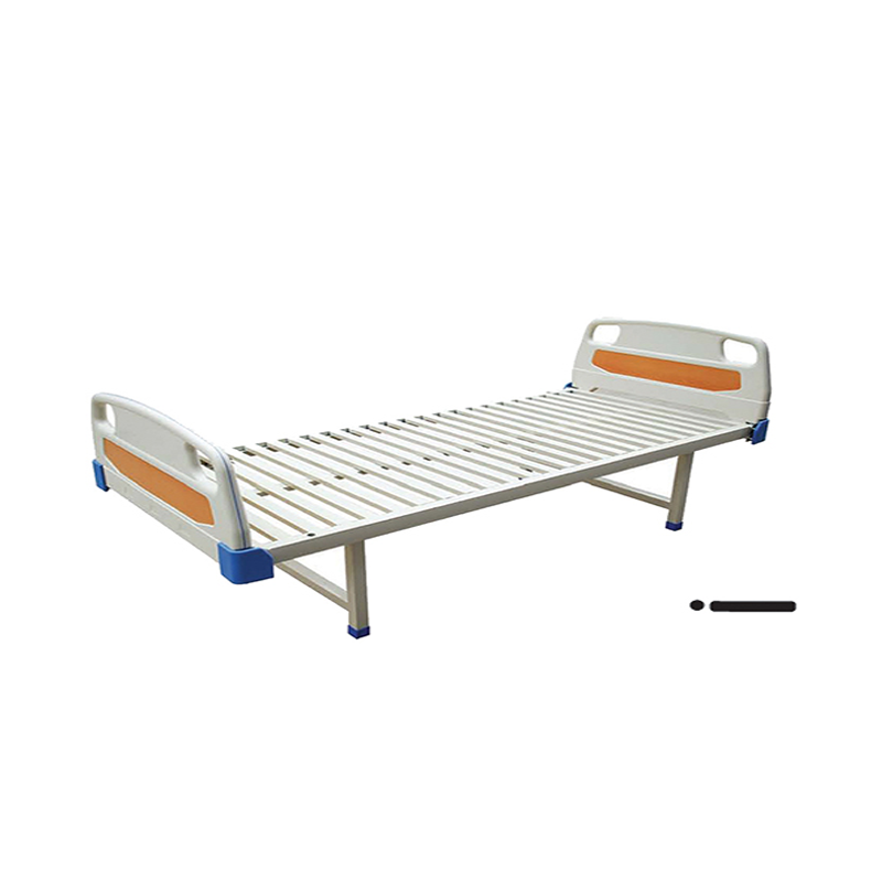 Hot Selling Abs Head Board Manual Two Crank Hospital Bed For Clincal And Hospital
