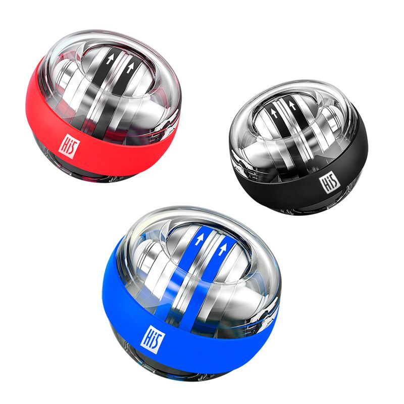 Hi5 автоматический старт дизайн бесшумный бег LED Power Ball фитнес-тренажер для запястья портативный мяч для упражнений