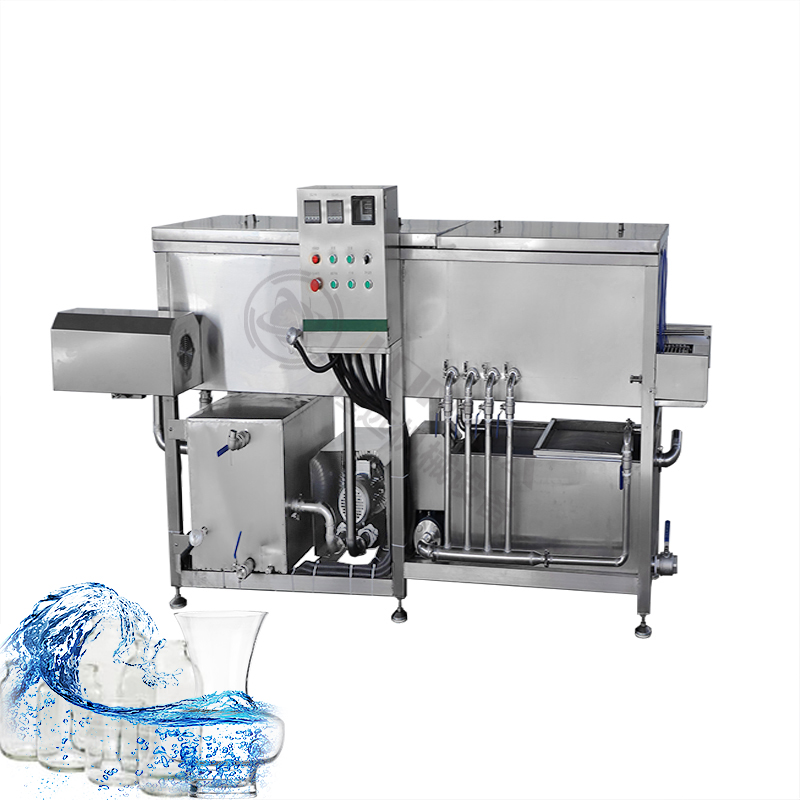 Automatic recycled glass automatic bottle washing machine price