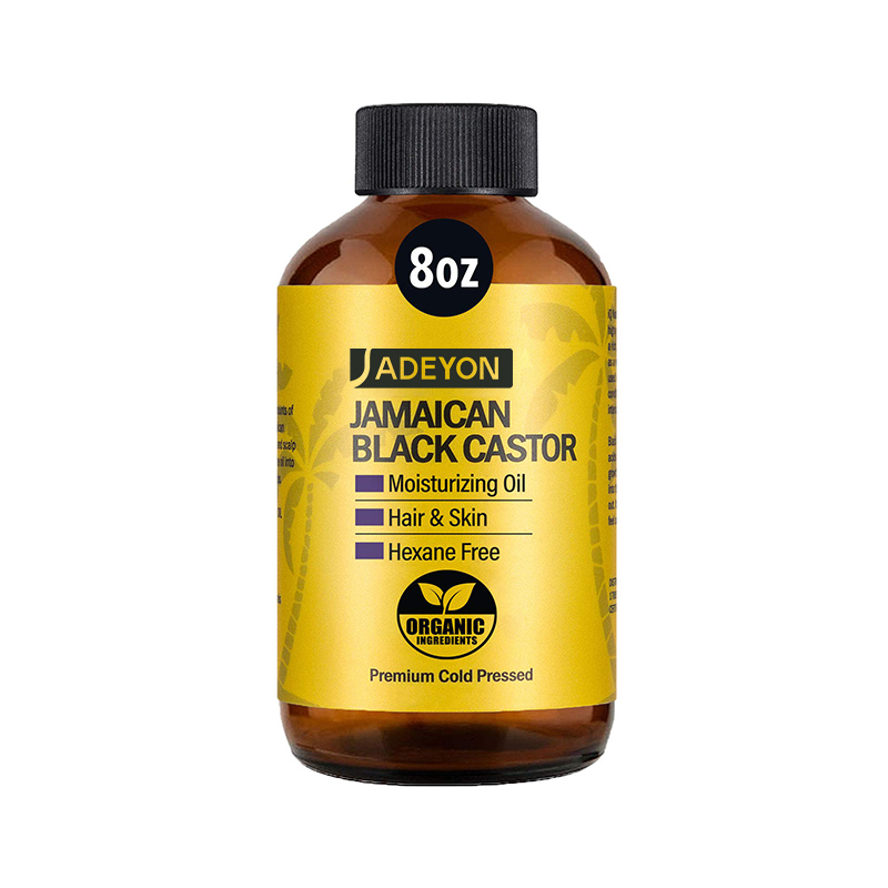Organic Cold-Pressed 100% Pure Castor Oil With Hexane-Free Castor Oil Healing For Dry Skin, Hair Growth Hair Care Eyelashes