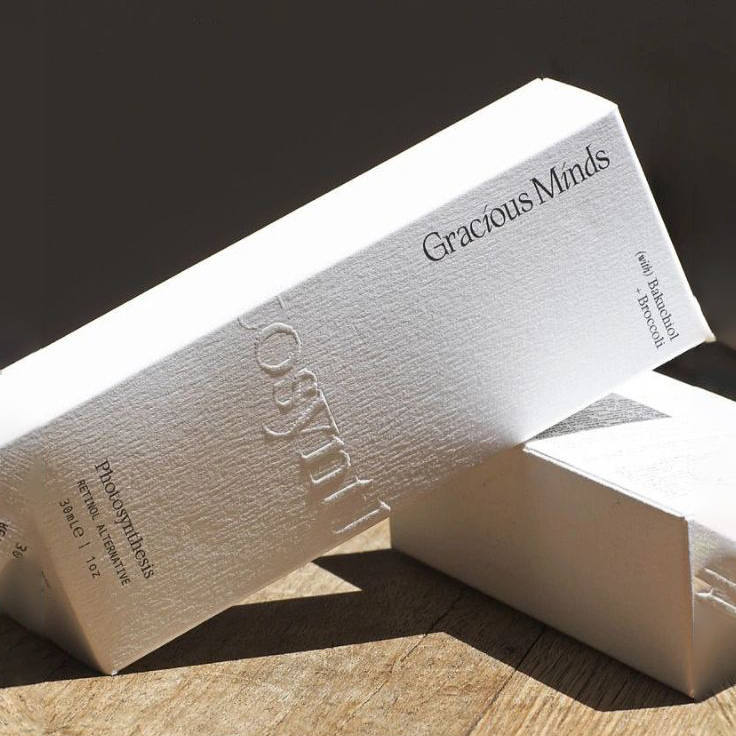 Custom Embossed Logo Cardboard Tuck Top Packaging Box Skin Care Luxury Paper Boxes For Cosmetic Boxes