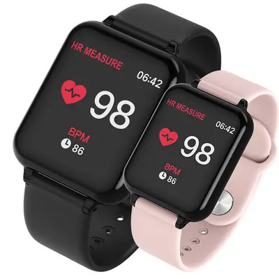New B57 Smart Watch Waterproof Heart Rate Blood Pressure Multi Sport BT Watch