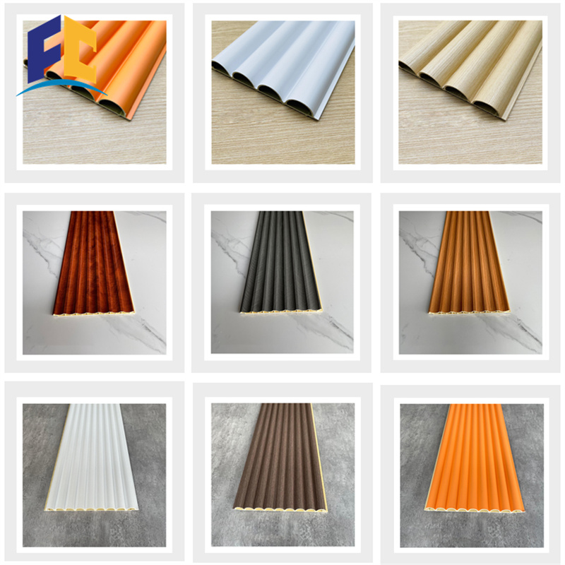 Exterior Decorative Wood Plastic Composite Co extrusion Wpc outdoor great wall panel
