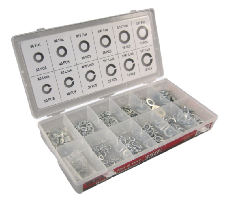 Tc Excellent Stainless Steel Flat Washer Gasket M4 Flat And Lock Washer Set Kit Assortment