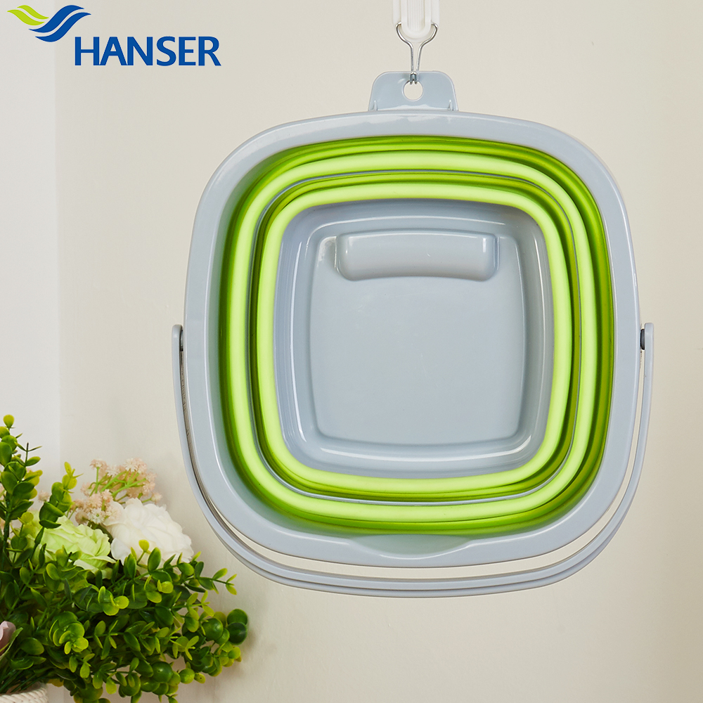 Портативное складное ведро для кемпинга Hanser 4L 8L