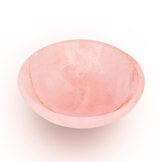 Polished Natural Rose Pink Onyx Quartz Unique Bowls,Natural Stone Bowl,Stone Crafts