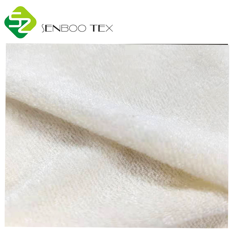 Bamboo 80% Polyester 20% oeko tex standard bamboo fabric kint comfortable for towelling and home textile
