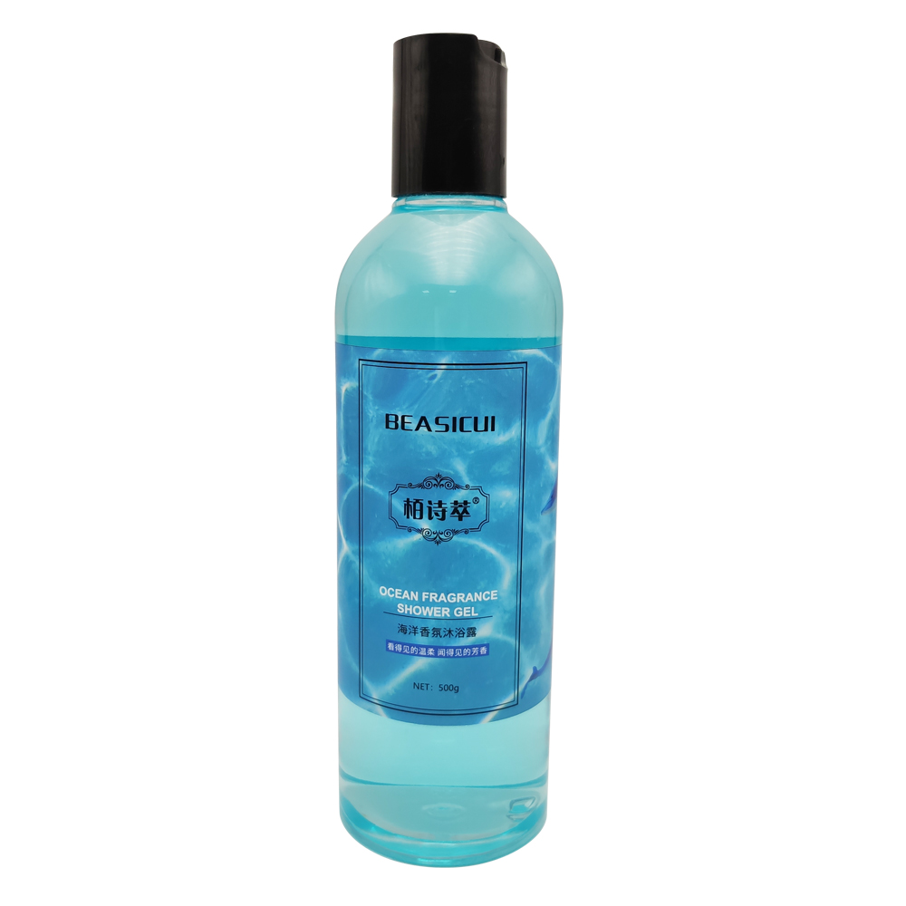 High-quality whitening shower gel, ocean cool refreshing exfoliating shower gel, skin whitening shower gel