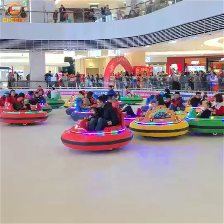 Забавный Аккумулятор dodgem, лазерная стрельба, надувной НЛО Мини-бампер для автомобиля с двухслойной резиновой воздушной подушкой