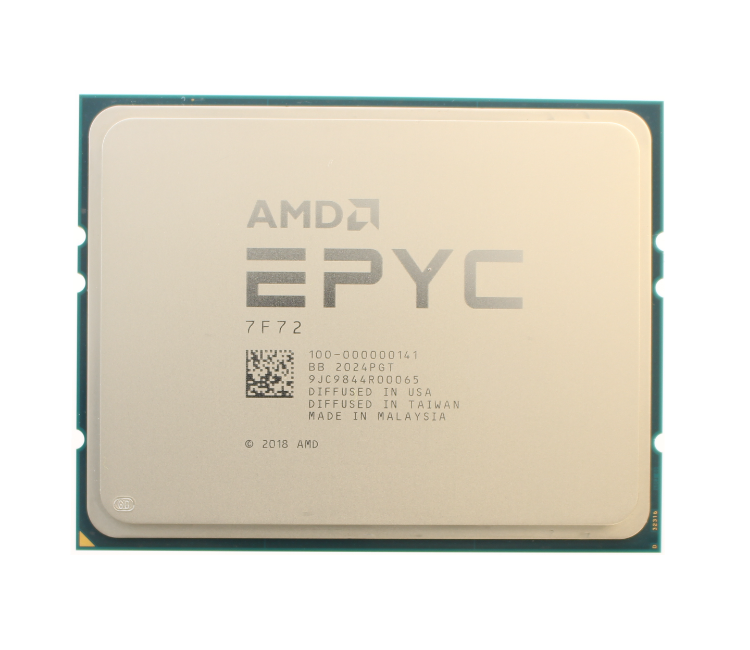 100-000000141 для AMD EPYC 7F72 3,20 ГГц 24 ядра сокет SP3 серверный процессор
