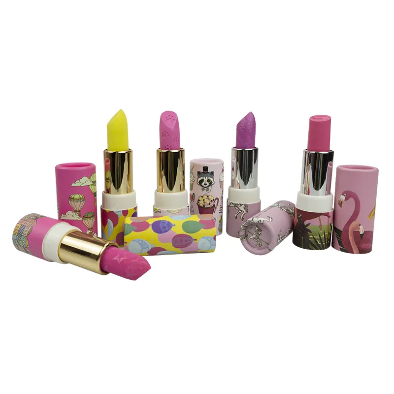 Multi-color flavored kiss paper lip stick for young teen girls