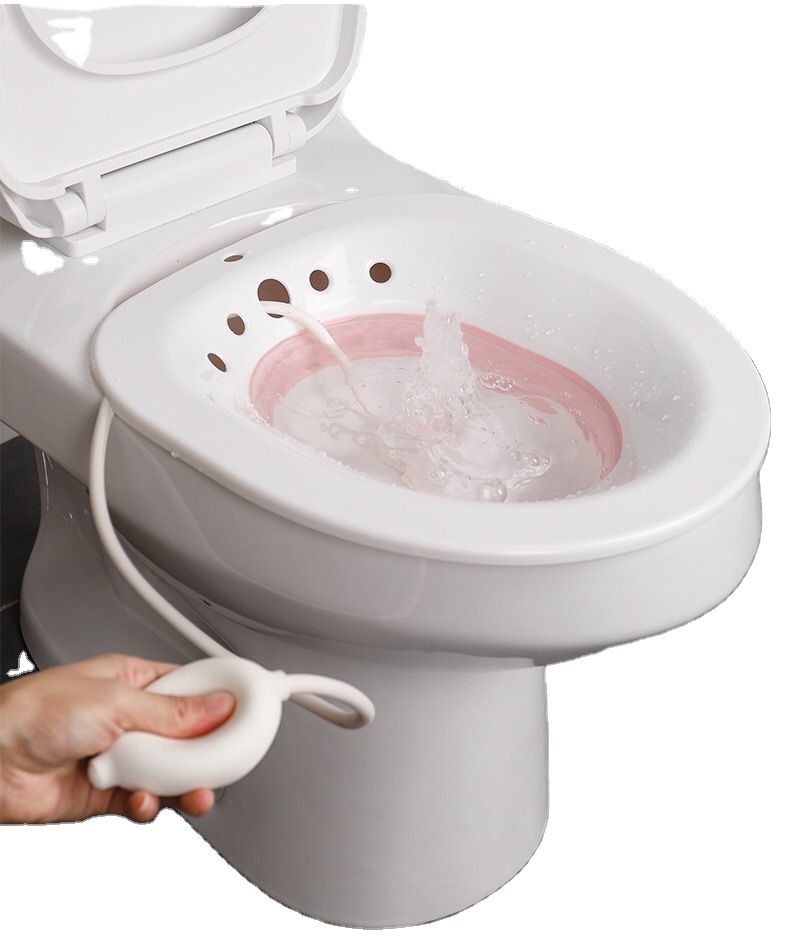 FULI Sitz Bath for Toilet Seat Yoni Steam Seat Tub Steaming Cleaning Female Maternity Bath Seat Postpartum Care Kit
