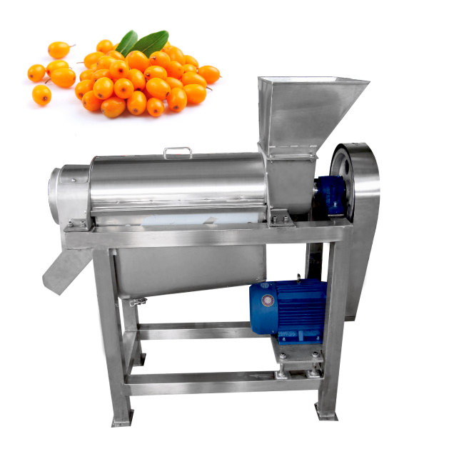 Cold press sea buckthorn juice squeezer juicer maker machine