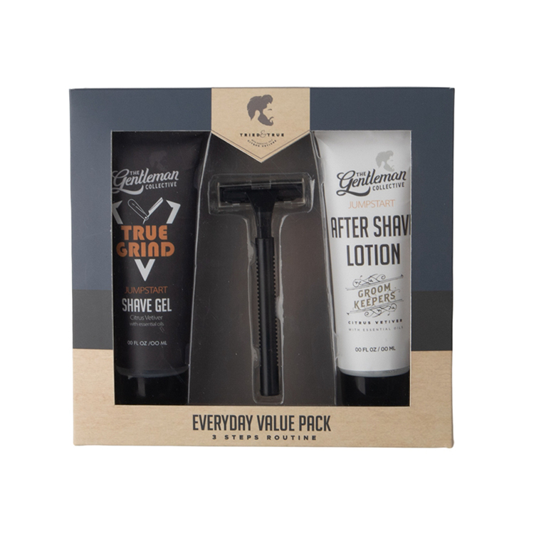 Elegance Premium Set Man Care Shaving Products Disposable Razor After Lotion Shave Gel