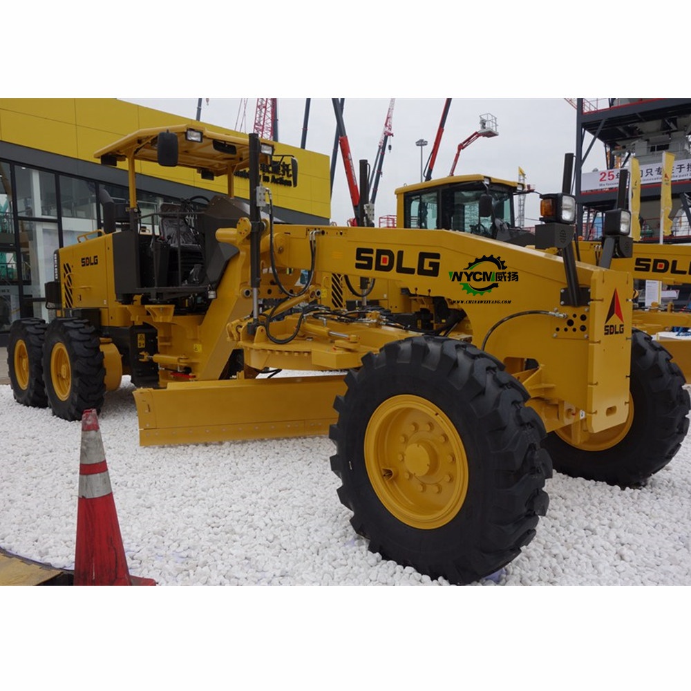 Автогрейдер G9138 с двигателем 105 кВт WEICHAI, используемый для строительства узких дорог и высокого качества